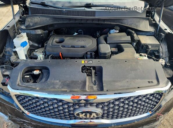 5XYPGDA37JG408985 2018 KIA SORENTO Black Շարժիչի բաժամունքի տեսք