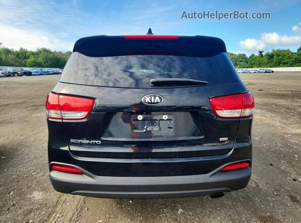 5XYPGDA37JG408985 2018 KIA SORENTO Black Հետևի տեսք