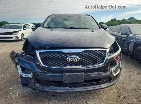 5XYPGDA37JG408985 2018 KIA SORENTO Black Դիմացի տեսք
