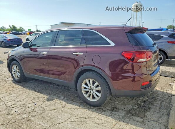 5XYPGDA37LG638643 2020 KIA SORENTO Burgundy Tył lewy