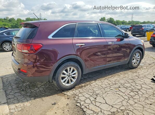 5XYPGDA37LG638643 2020 KIA SORENTO Burgundy Tył prawy