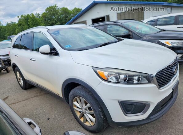 5XYPGDA38GG087337 2016 KIA SORENTO Белый Передняя правая четверть