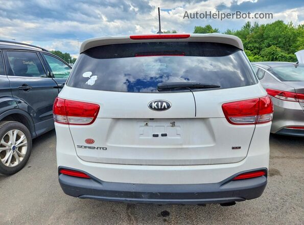 5XYPGDA38GG087337 2016 KIA SORENTO Белый Вид сзади