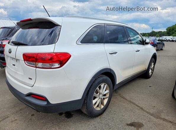 5XYPGDA38GG087337 2016 KIA SORENTO Белый Задняя правая четверть