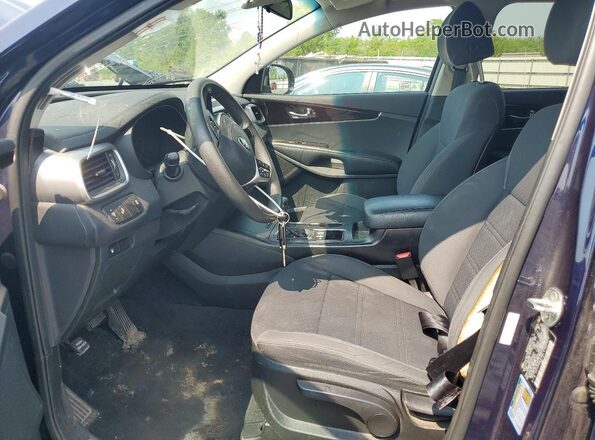 5XYPGDA38LG651062 2020 KIA SORENTO Blue Вид салону спереду