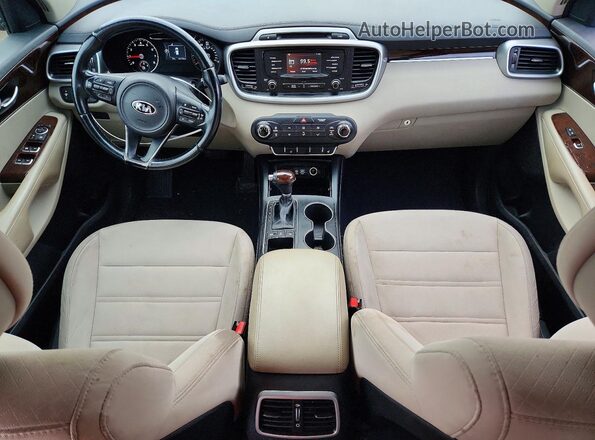 5XYPGDA39GG080607 2016 KIA SORENTO Purple Առջևի վահանակի տեսք