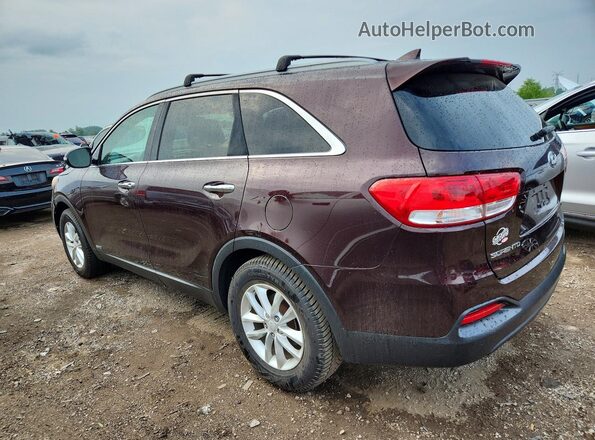 5XYPGDA39GG080607 2016 KIA SORENTO Purple Հետևի ձախ