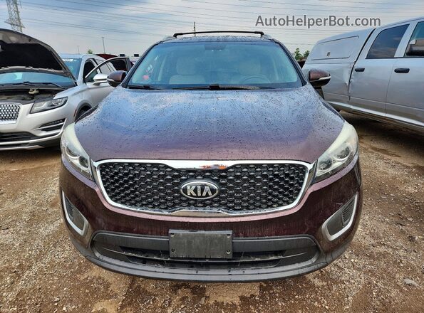 5XYPGDA39GG080607 2016 KIA SORENTO Purple Դիմացի տեսք