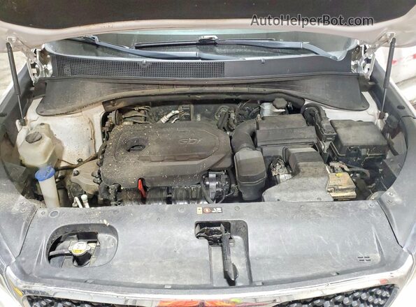 5XYPGDA39HG259196 2017 KIA SORENTO White Widok komory silnika