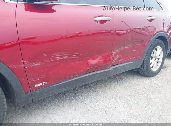 5XYPGDA39KG554791 2019 KIA SORENTO Red წინა ხედი