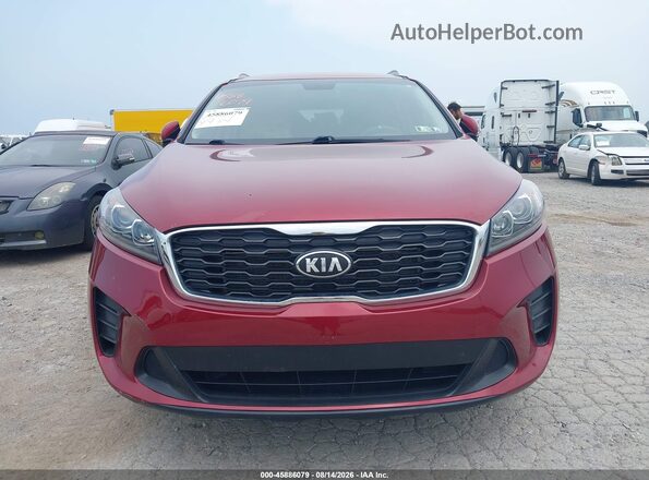 5XYPGDA39KG554791 2019 KIA SORENTO Red ხელსაწყოთა პანელის ხედი