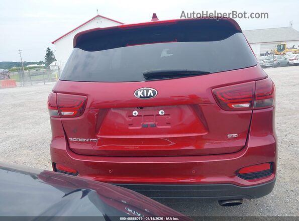 5XYPGDA39KG554791 2019 KIA SORENTO Red 