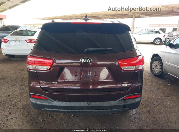 5XYPGDA3XGG065307 2016 KIA SORENTO Burgundy 