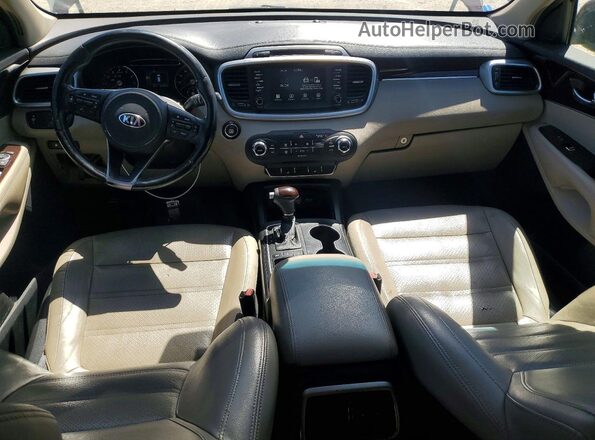 5XYPGDA3XHG280252 2017 KIA SORENTO Burgundy Вид панелі приладів