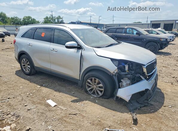 5XYPGDA3XJG347146 2018 KIA SORENTO Silver Delantero derecho
