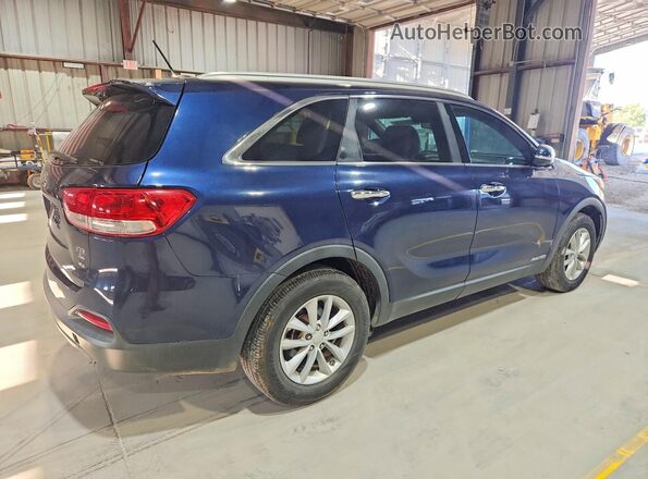 5XYPGDA50HG216786 2017 KIA SORENTO Синий Задняя правая четверть