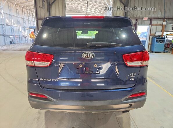 5XYPGDA50HG216786 2017 KIA SORENTO Синий Вид сзади