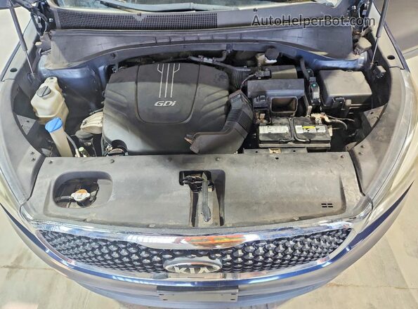 5XYPGDA50HG216786 2017 KIA SORENTO Синий Вид подкапотного пространства