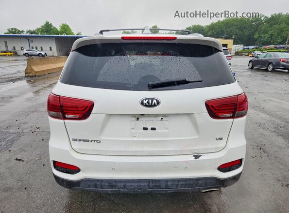 5XYPGDA50KG477634 2019 KIA SORENTO White Հետևի տեսք