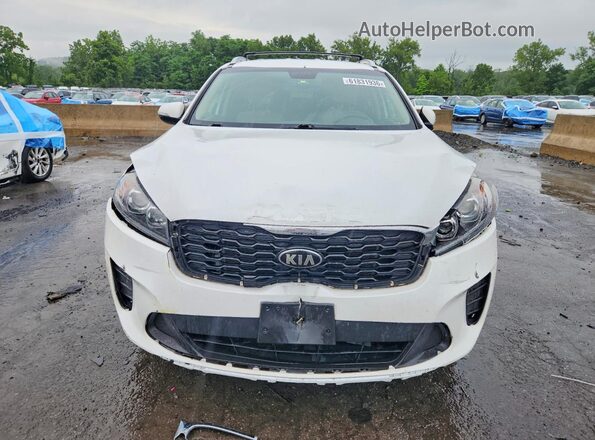 5XYPGDA50KG477634 2019 KIA SORENTO White Դիմացի տեսք