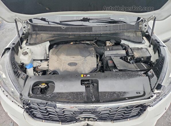 5XYPGDA50KG477634 2019 KIA SORENTO White Սալոնի հետևի տեսք