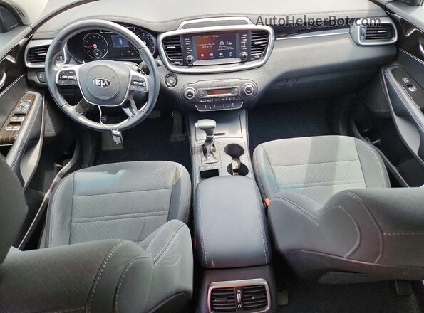 5XYPGDA50LG696207 2020 KIA SORENTO Синий Вид панели приборов