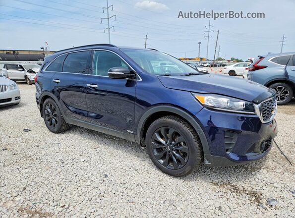 5XYPGDA50LG696207 2020 KIA SORENTO Синий Передняя правая четверть