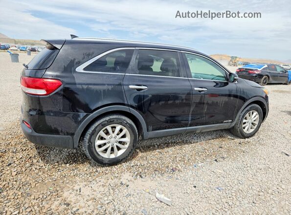 5XYPGDA51GG072227 2016 KIA SORENTO Black Tył prawy