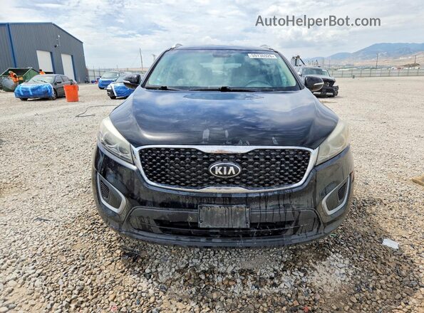 5XYPGDA51GG072227 2016 KIA SORENTO Black Widok z przodu