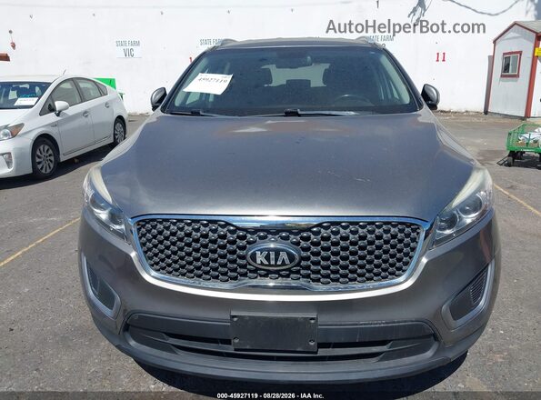 5XYPGDA51GG138906 2016 KIA SORENTO Gray Вид спереду