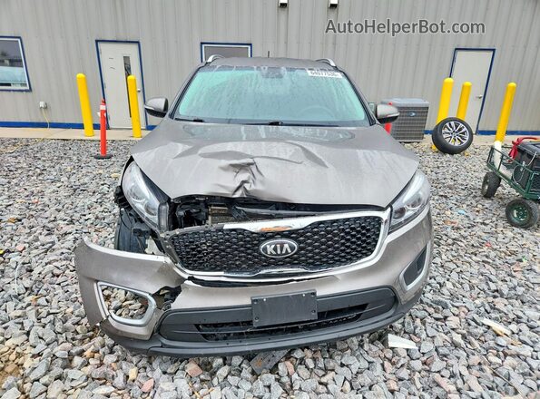 5XYPGDA51GG178919 2016 KIA SORENTO Gray Front view