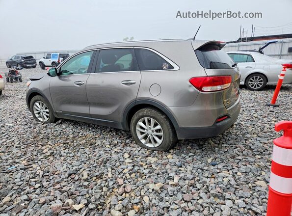 5XYPGDA51GG178919 2016 KIA SORENTO Gray Rear left