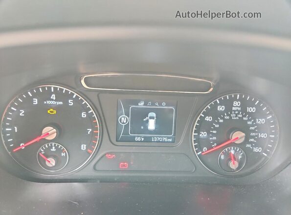 5XYPGDA51GG178919 2016 KIA SORENTO Gray Instrument cluster view