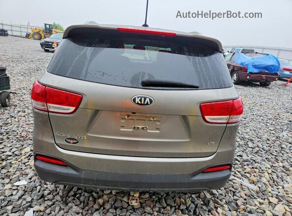 5XYPGDA51GG178919 2016 KIA SORENTO Gray Rear view