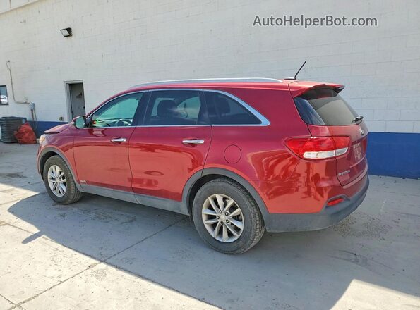 5XYPGDA51HG190764 2017 KIA SORENTO Red Задня ліва чверть