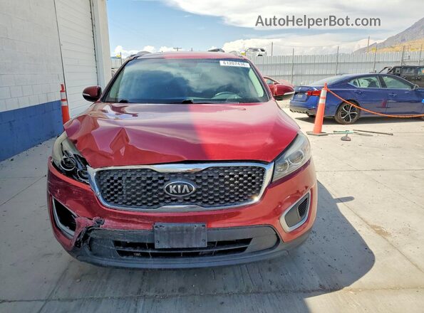 5XYPGDA51HG190764 2017 KIA SORENTO Red Вид спереду