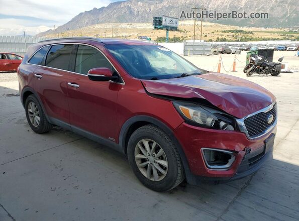 5XYPGDA51HG190764 2017 KIA SORENTO Red Передня права чверть