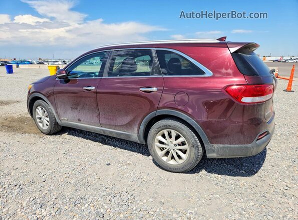 5XYPGDA52GG136162 2016 KIA SORENTO Burgundy Передня права чверть