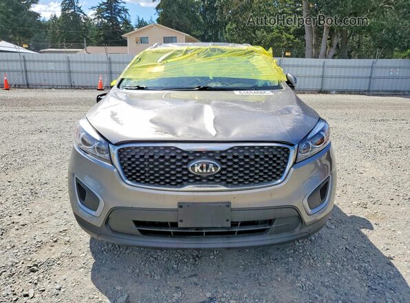 5XYPGDA52HG209080 2017 KIA SORENTO Серый Вид спереди
