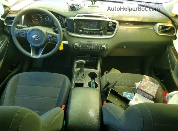 5XYPGDA52HG209080 2017 KIA SORENTO Серый Вид панели приборов