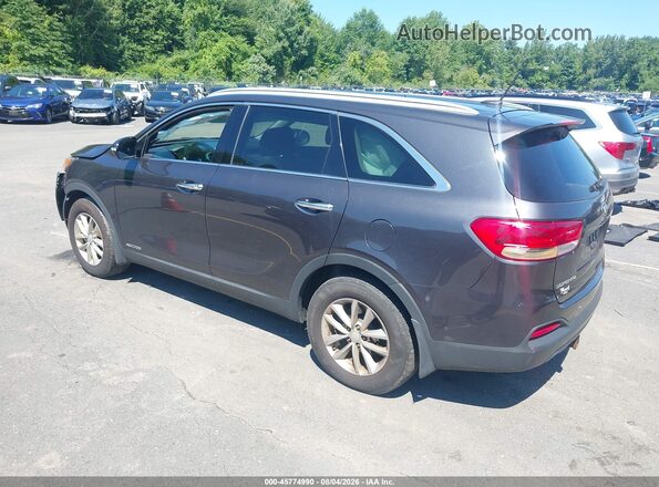 5XYPGDA52HG224338 2017 KIA SORENTO Gray Հետևի ձախ
