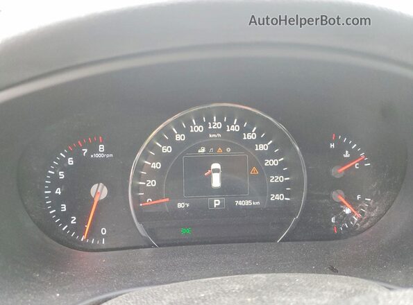 5XYPGDA52JG362239 2018 KIA SORENTO Черный Вид щитка приборов