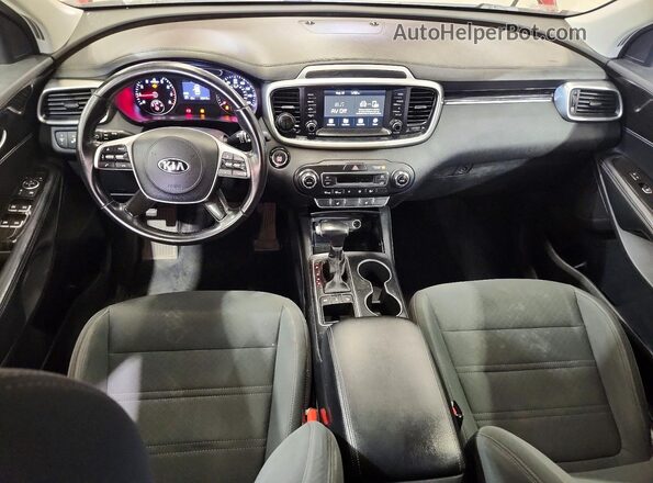 5XYPGDA52LG695284 2020 KIA SORENTO Red Вид панелі приладів