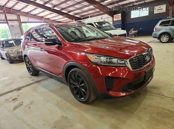 5XYPGDA52LG695284 2020 KIA SORENTO Red Передня права чверть