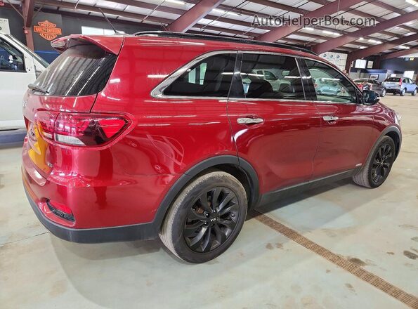 5XYPGDA52LG695284 2020 KIA SORENTO Red Задня права чверть
