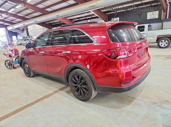 5XYPGDA52LG695284 2020 KIA SORENTO Red Задня ліва чверть