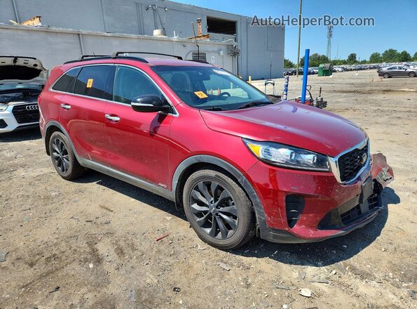 5XYPGDA52LG697455 2020 KIA SORENTO Red Przód prawy