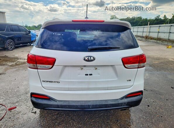 5XYPGDA53GG135442 2016 KIA SORENTO White Rear view