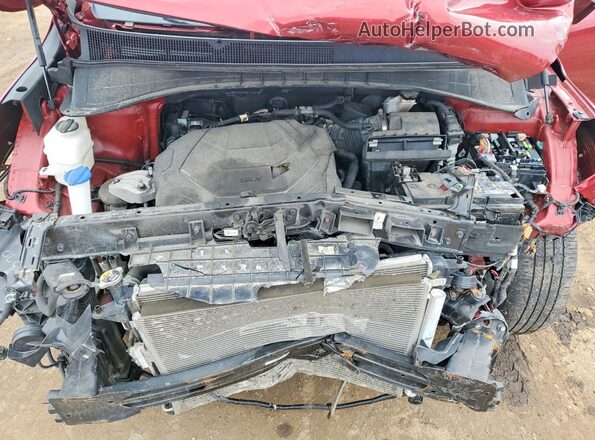 5XYPGDA53KG592907 2019 KIA SORENTO Red ძრავის განყოფილების ხედი