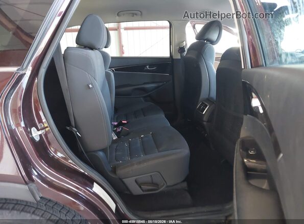 5XYPGDA54GG025774 2016 KIA SORENTO Red Вид наклейки з VIN-кодом